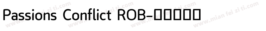 Passions Conflict ROB字体转换